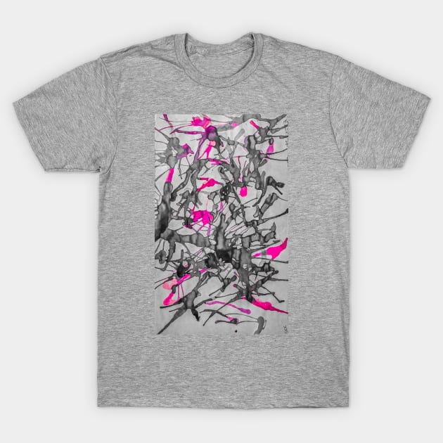 Splatter (Magenta) T-Shirt by sarahkathart90